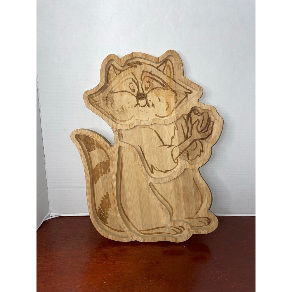 Disney Parks Pocahontas Meeko the Raccoon Charcuterie Serving Board Platter